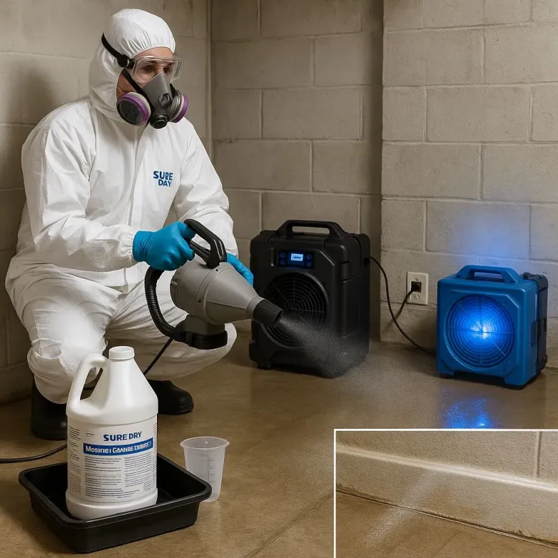 Sanitization and Odor Removal process in Brownstown, PA