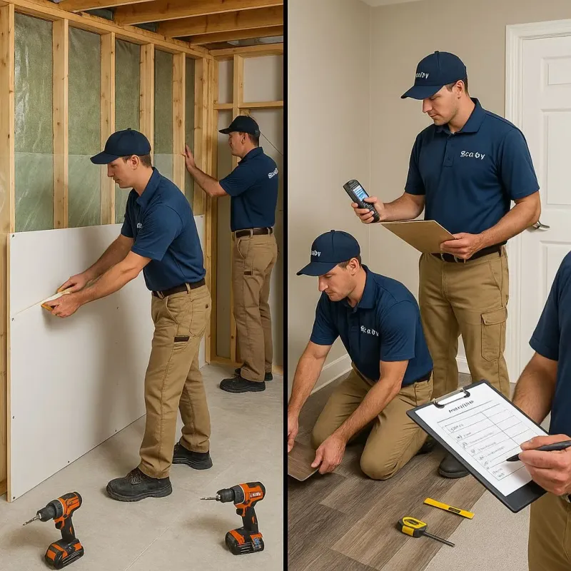 Repairs and Reconstruction process in Brownstown, PA